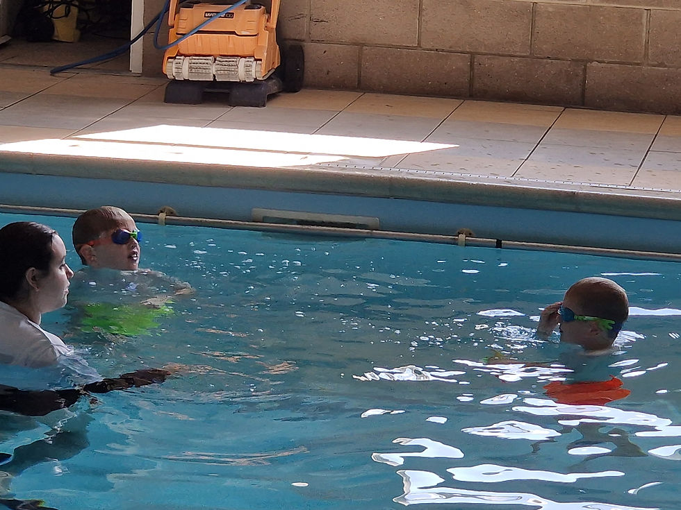 Swimming practice