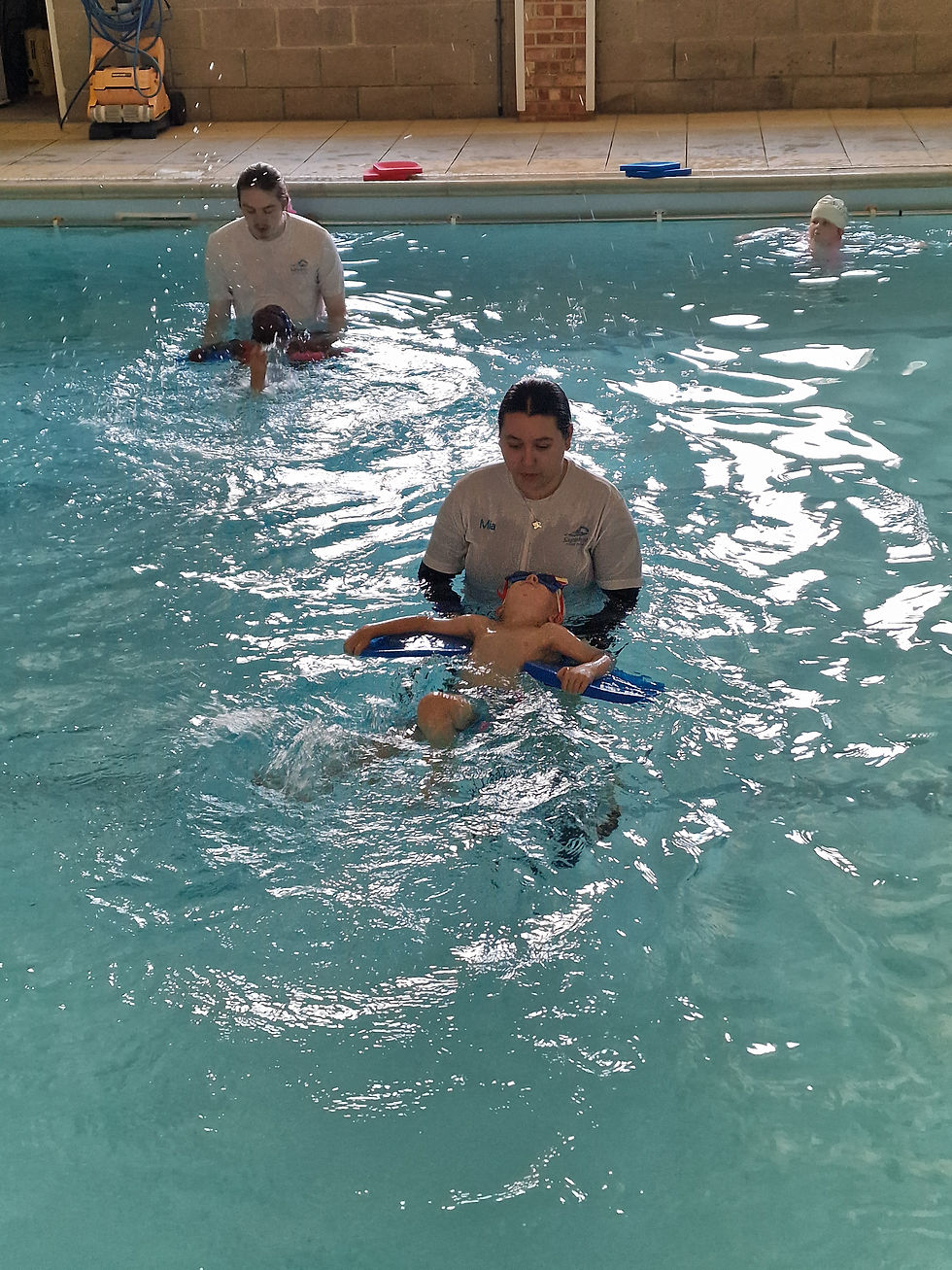 Swimming practice