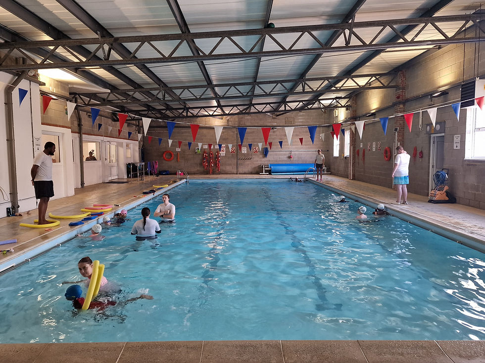 Swimming practice