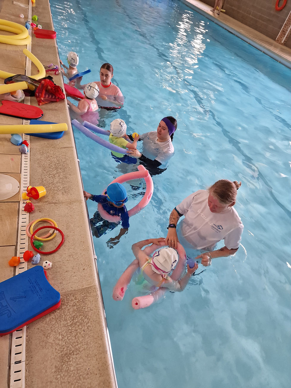 Swimming practice