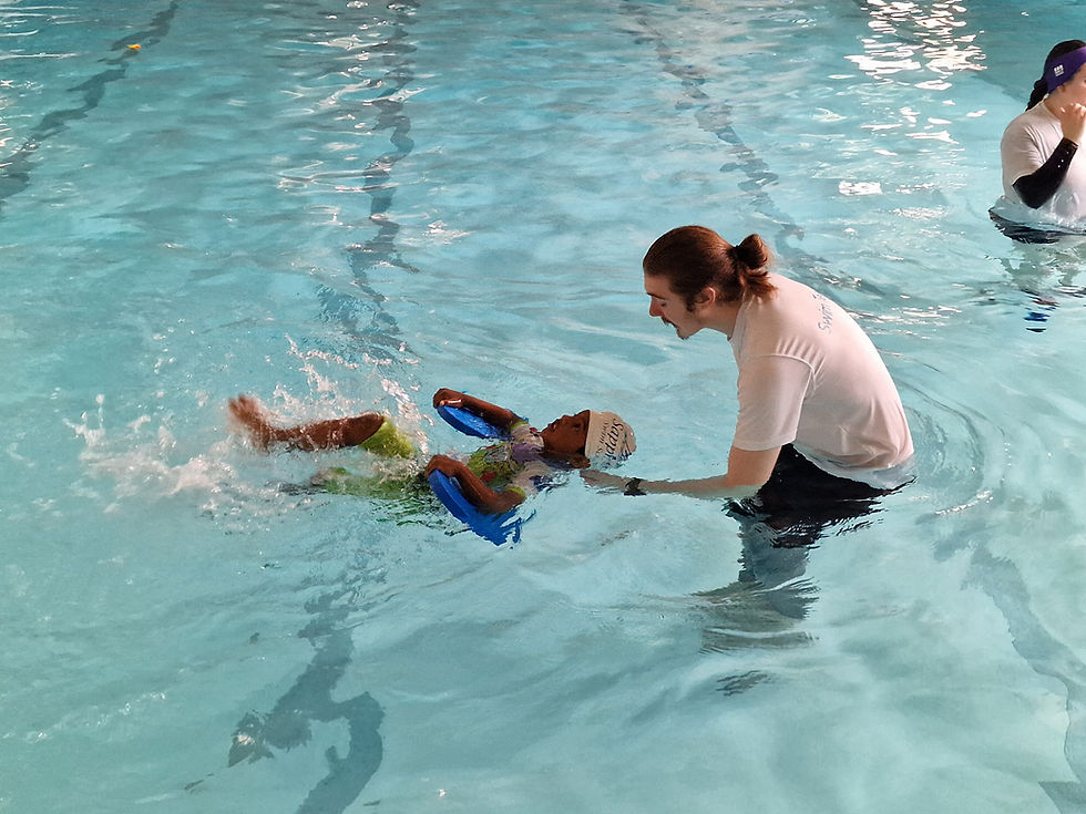 Swimming practice