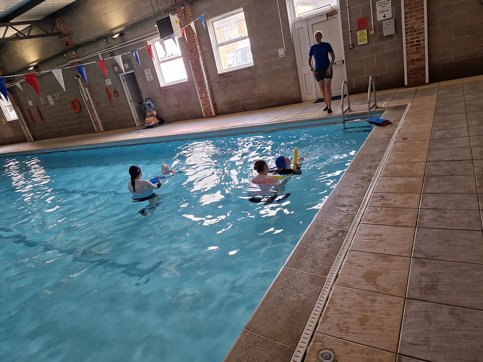 Swimming practice