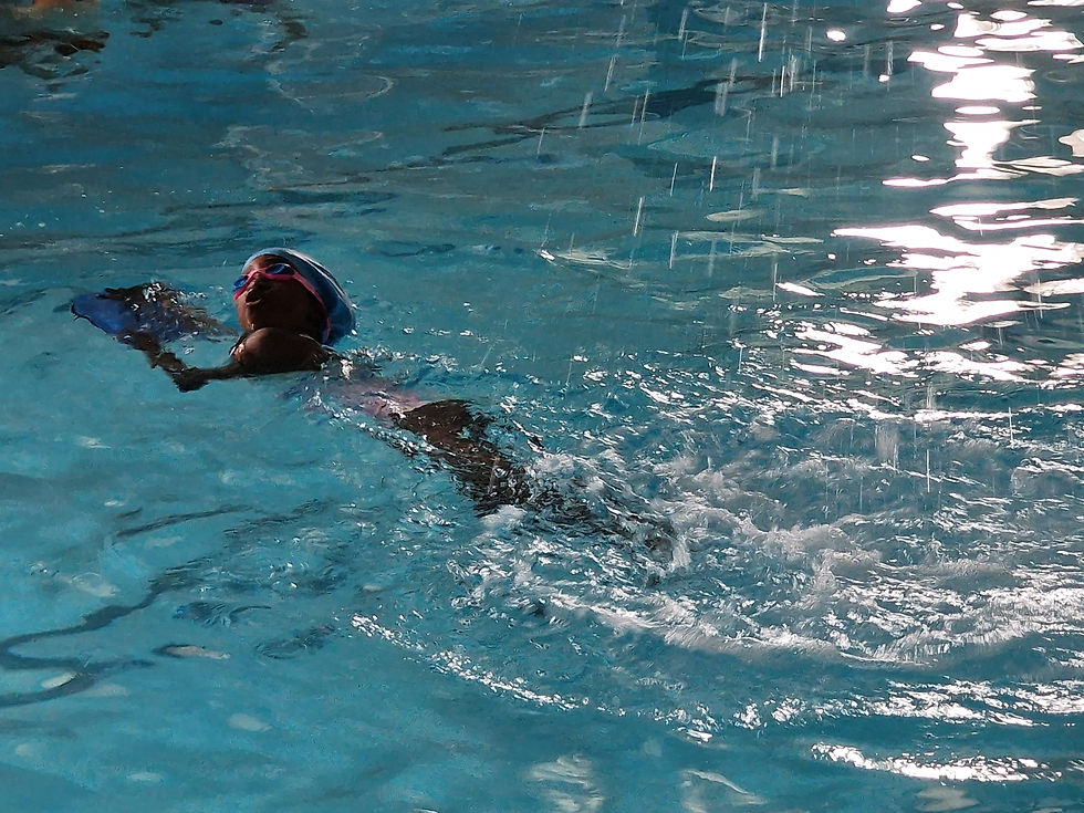 Swimming practice