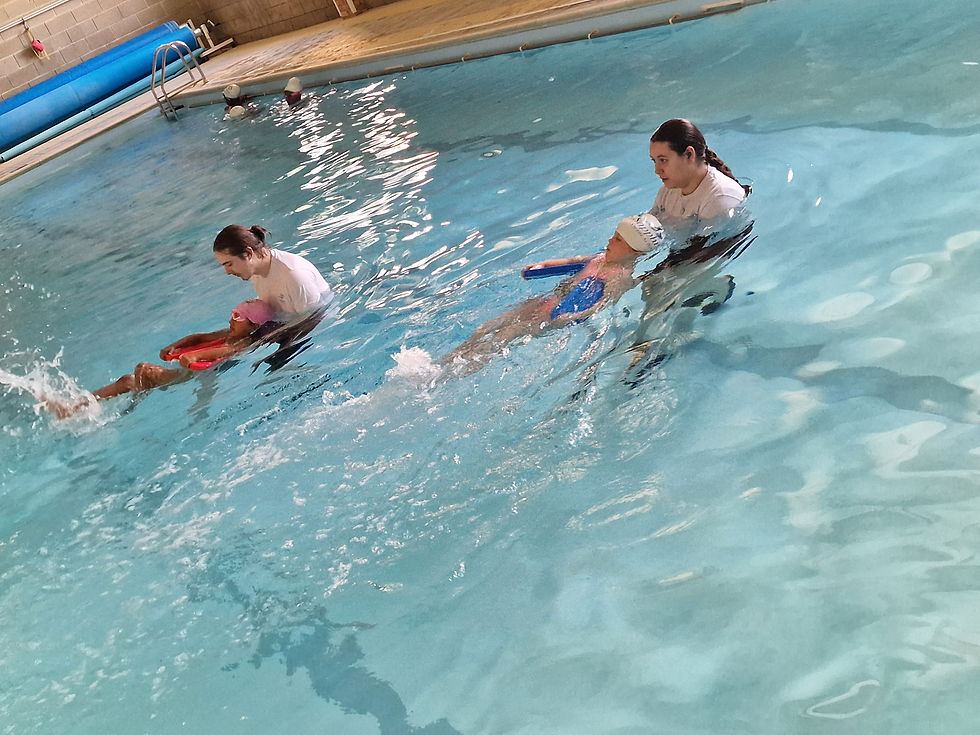 Swimming practice