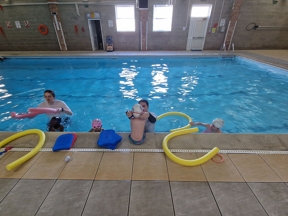 Swimming practice