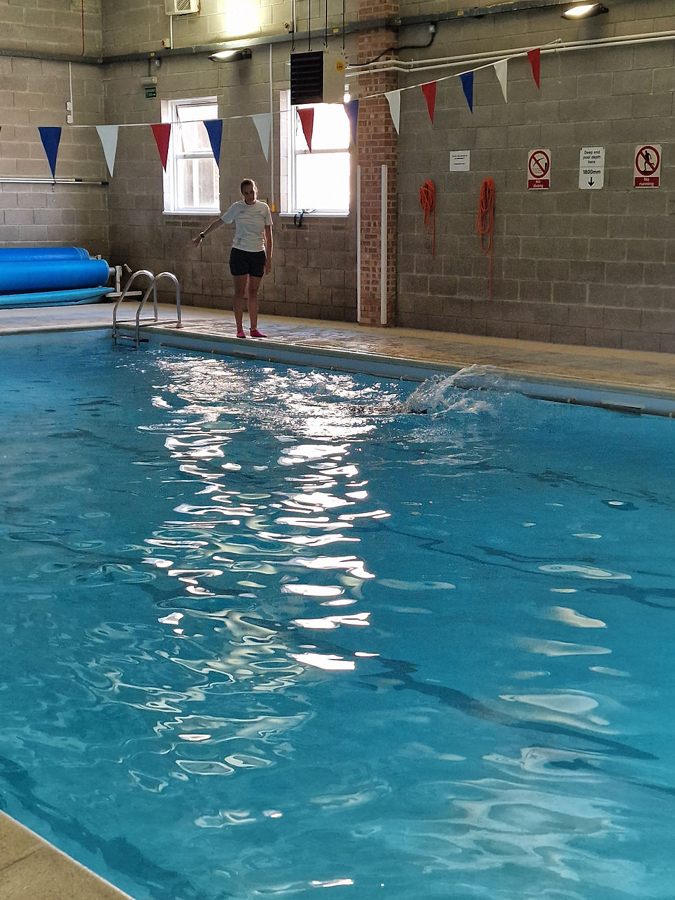 Swimming practice