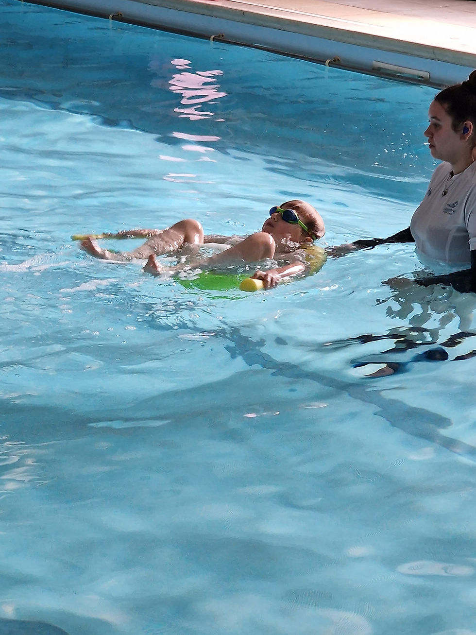 Swimming practice