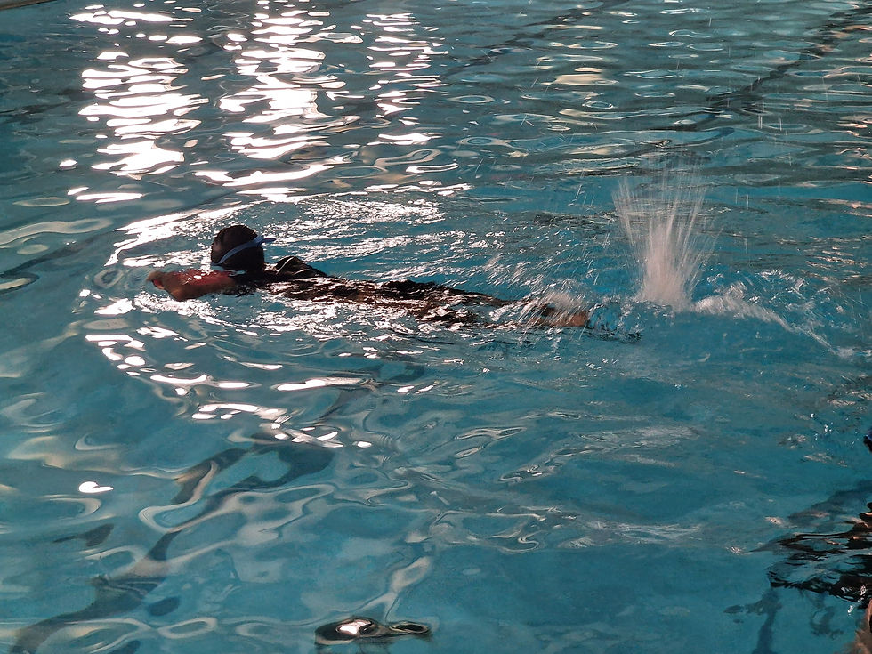 Swimming practice