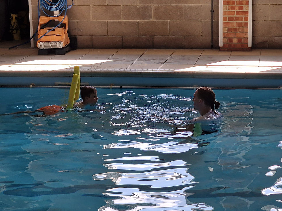 Swimming practice