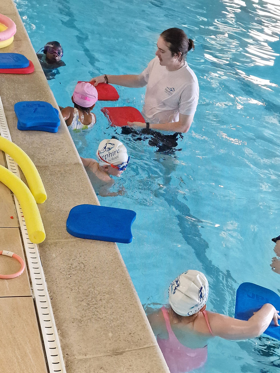Swimming practice