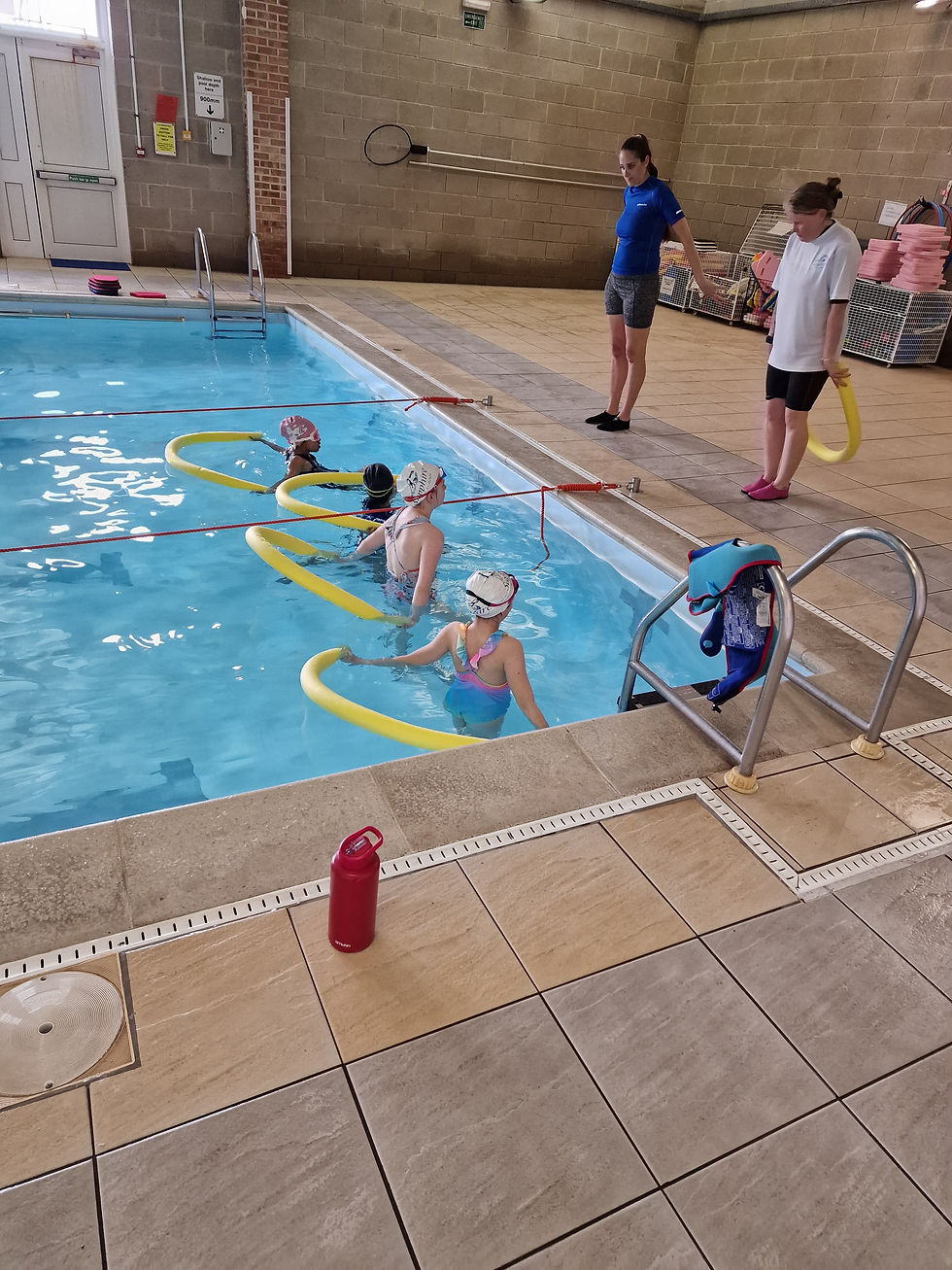 Swimming practice