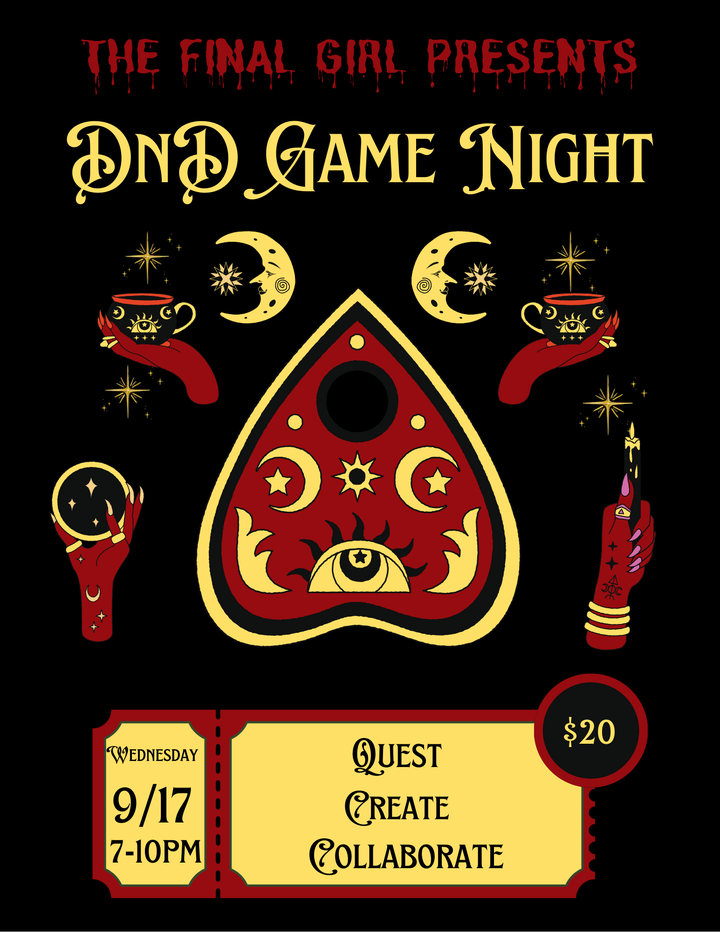 Beginner Friendly Tabletop Role Playing Game Night  