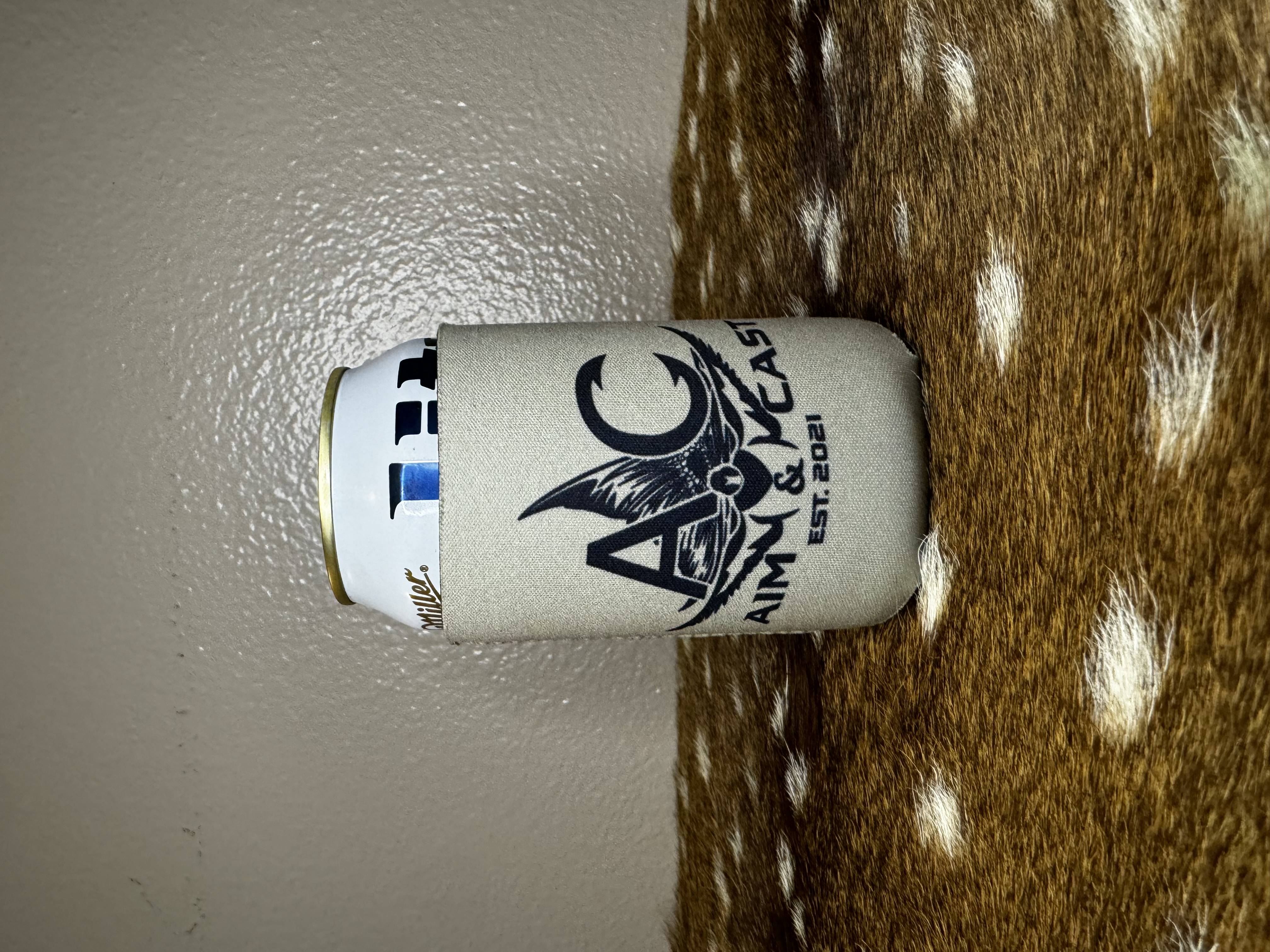 Tan Neoprene Koozie