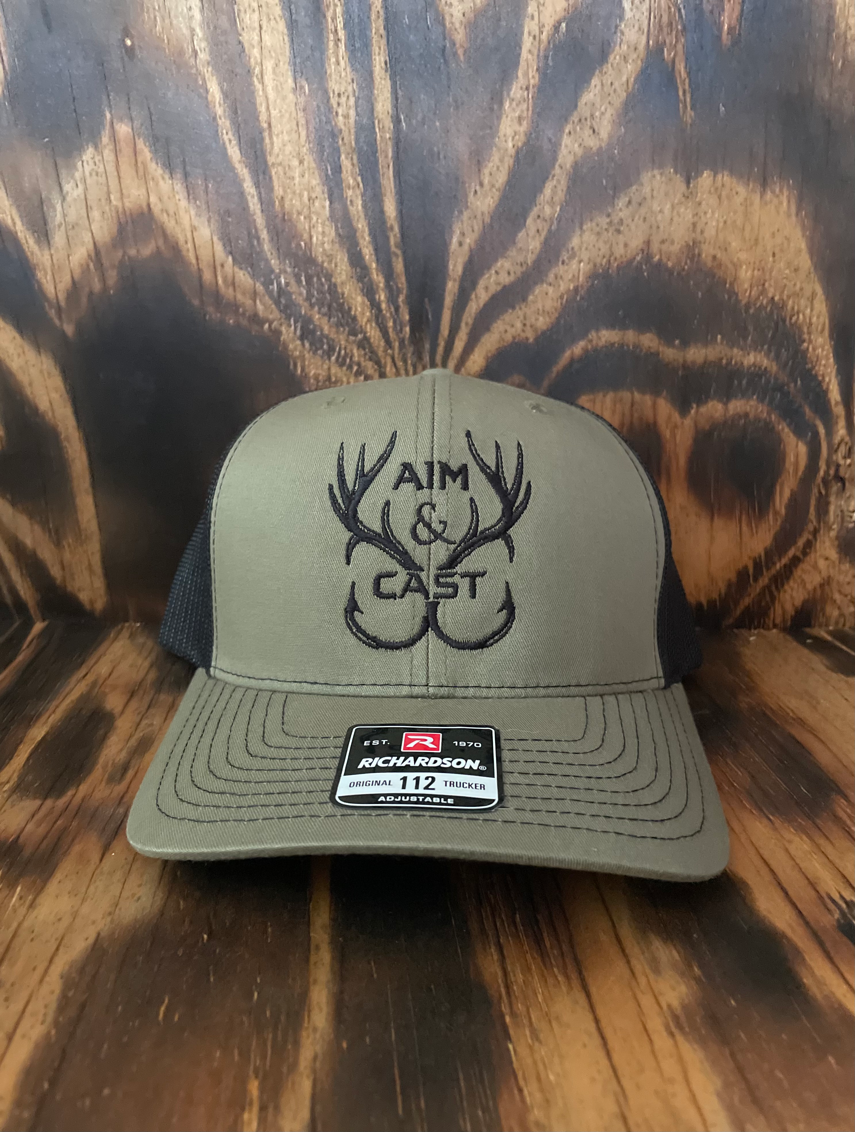 Loden/Black Hook & Horn Trucker Hat