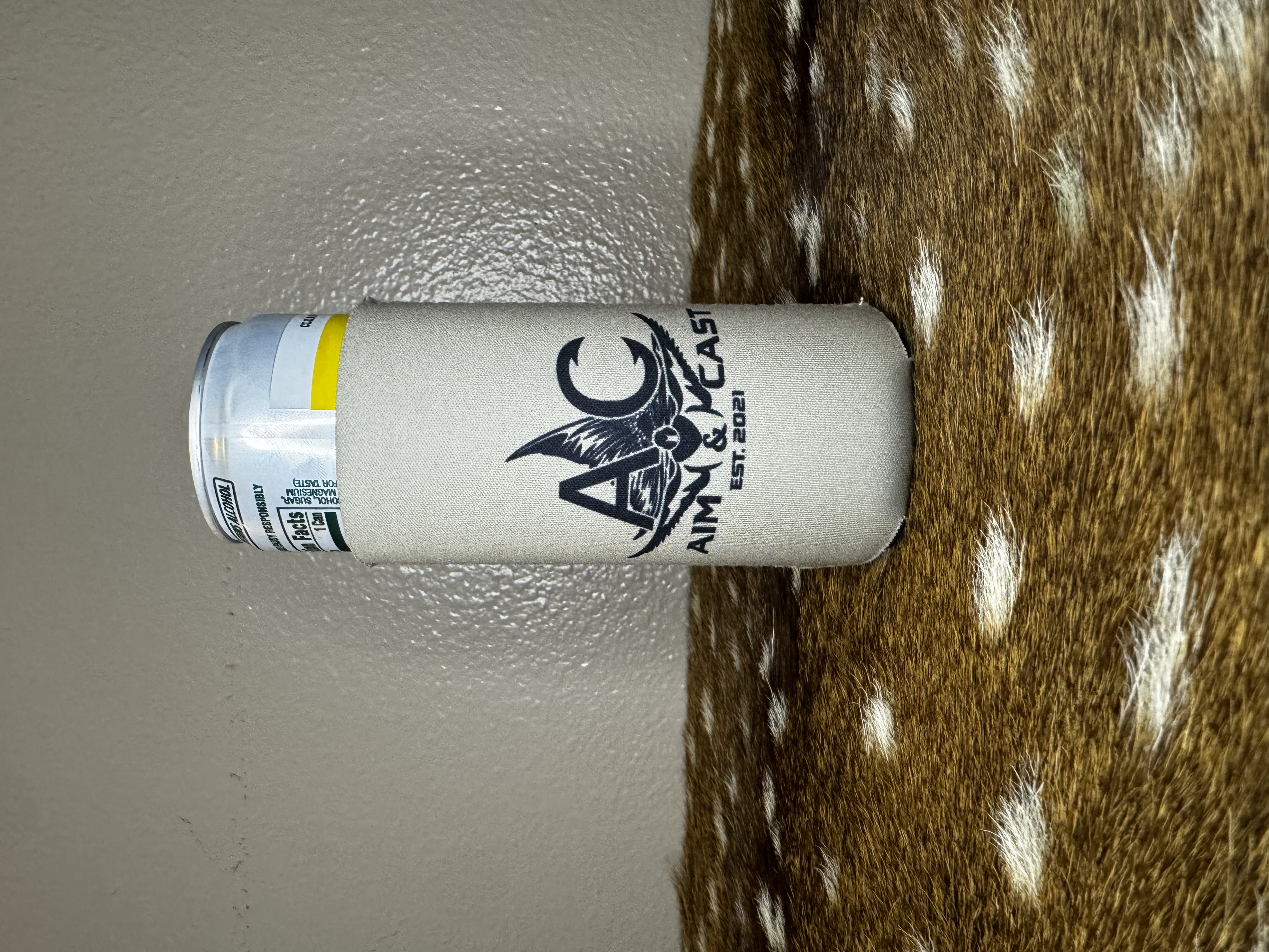 Tan (Skinny) Neoprene Koozie