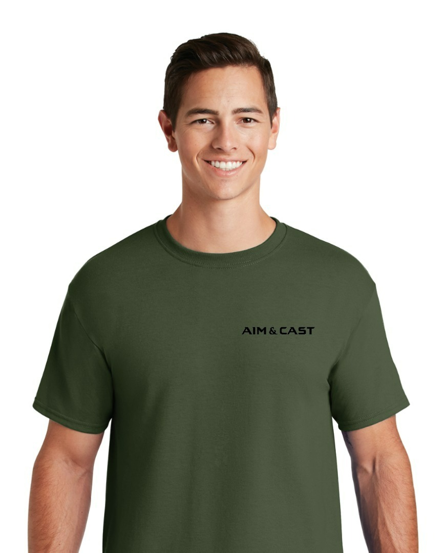 AIM & CAST OG Military Green T-Shirt