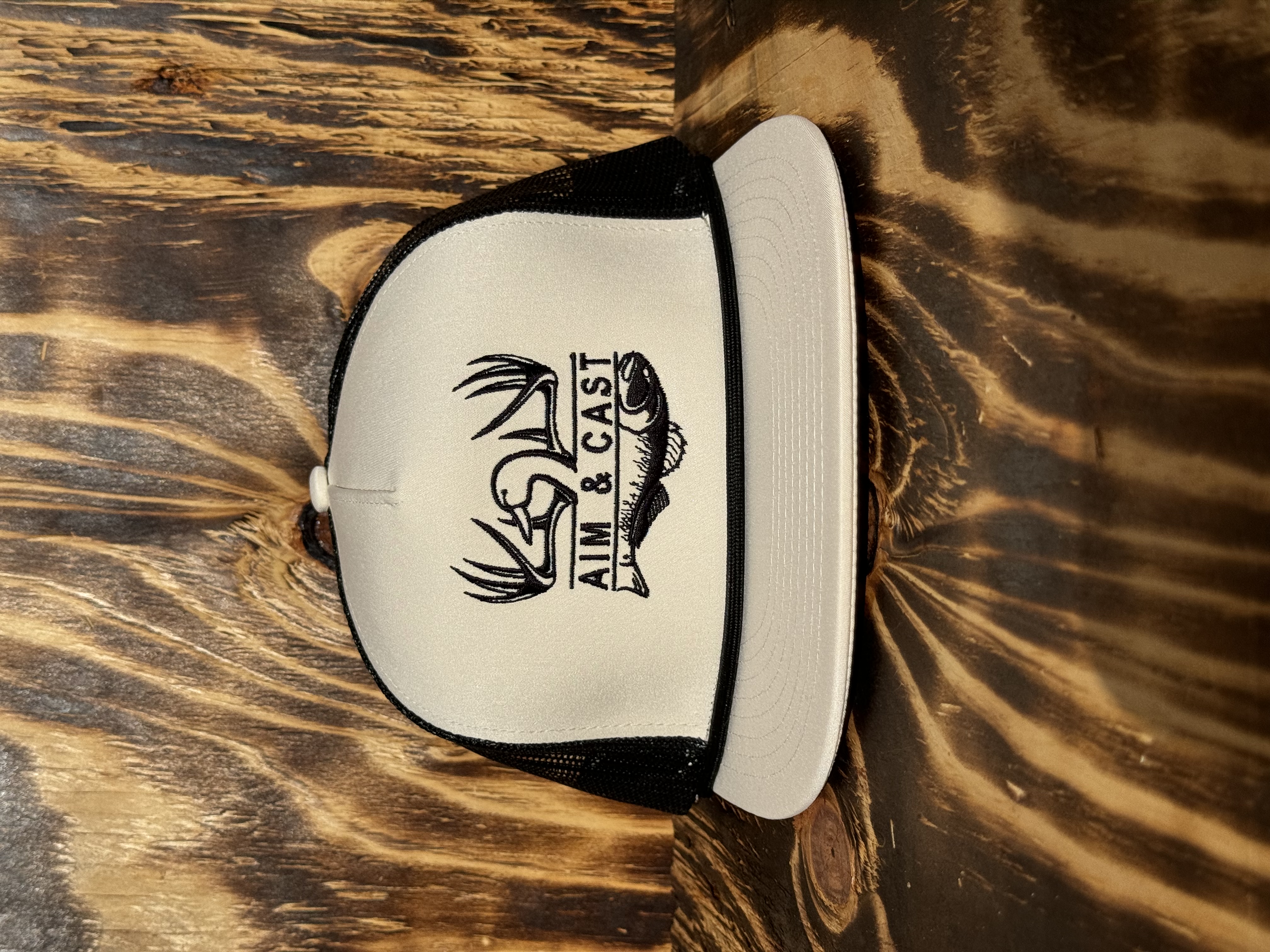 Cream/Black O.G 5 Panel Rope Hat