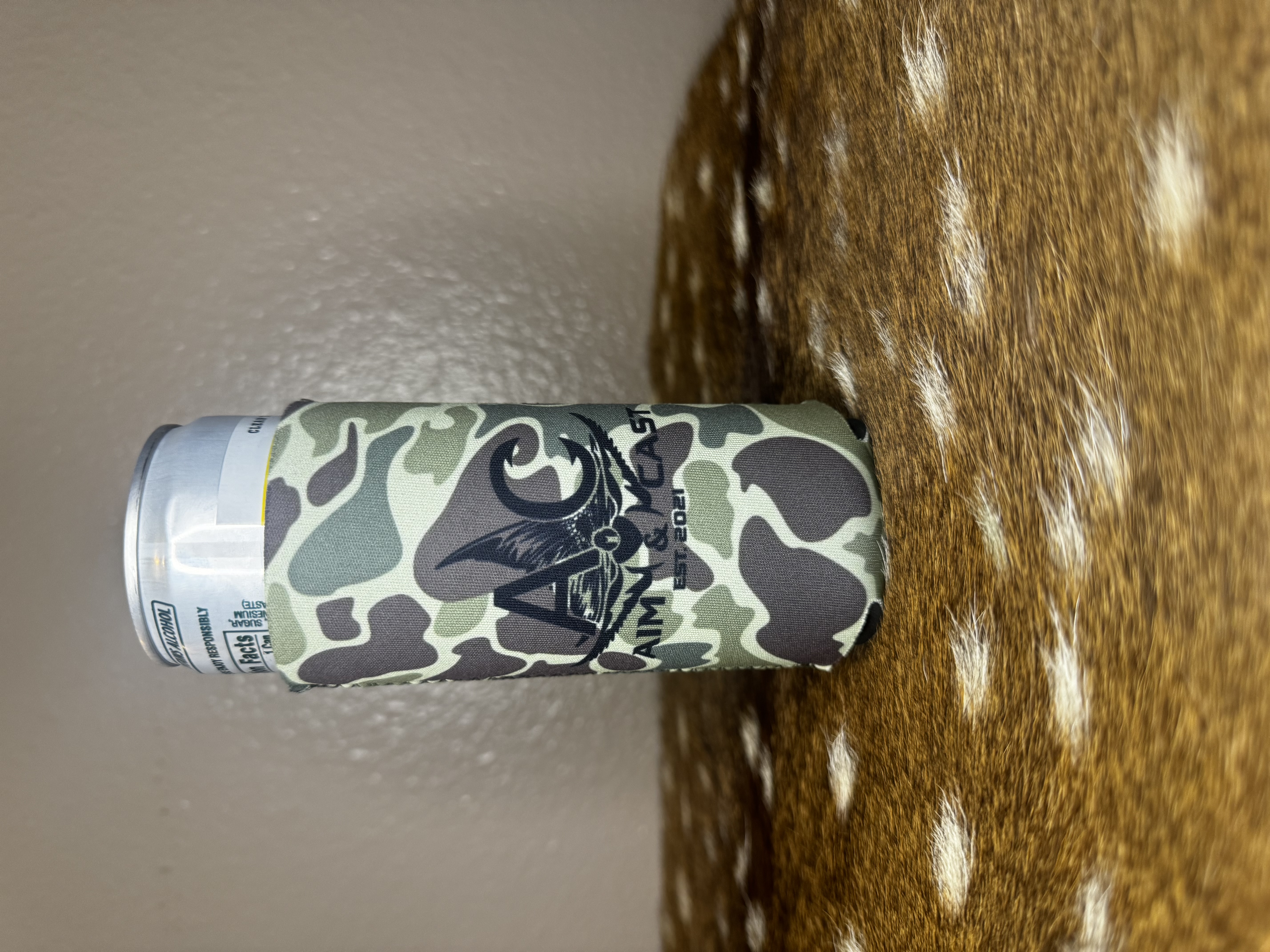 Camo (Skinny) Neoprene Koozie