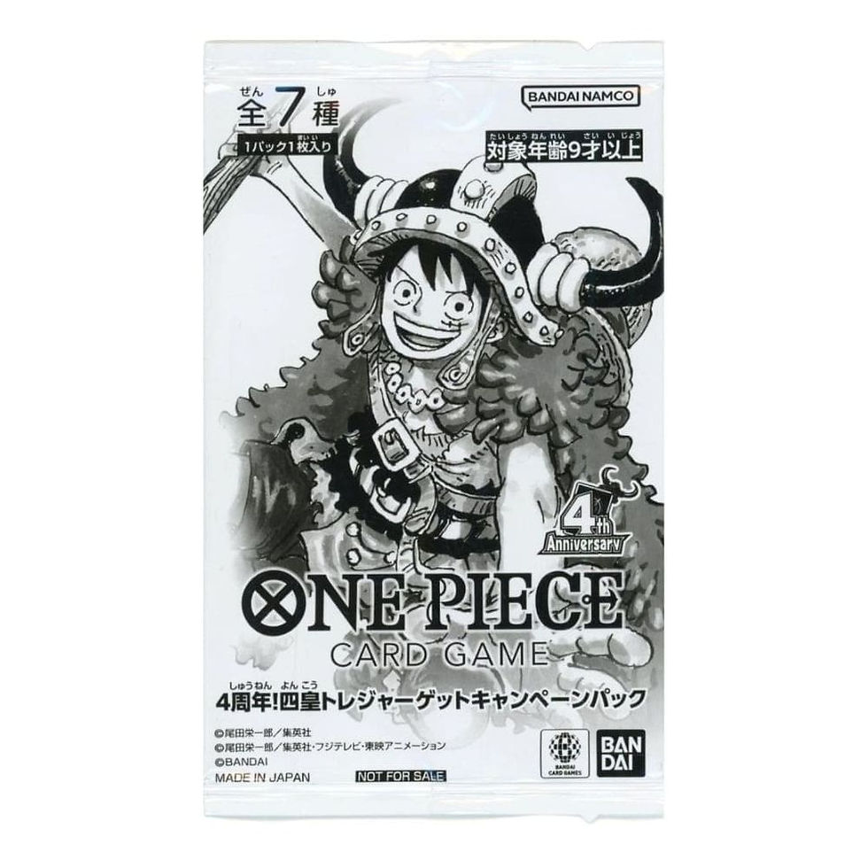 One Piece CARD GAME 4th Anniversary The Four Emperors Treasure Get Hunt Campaign Pack – Japanese promo Kokonut Collectables