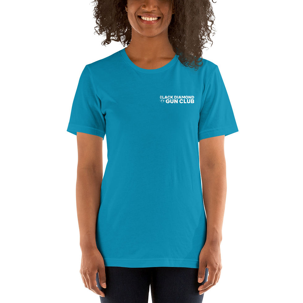 Thumbnail: Black Diamond Gun Club Short-Sleeve Unisex T-Shirt With Women's Silhouette 2