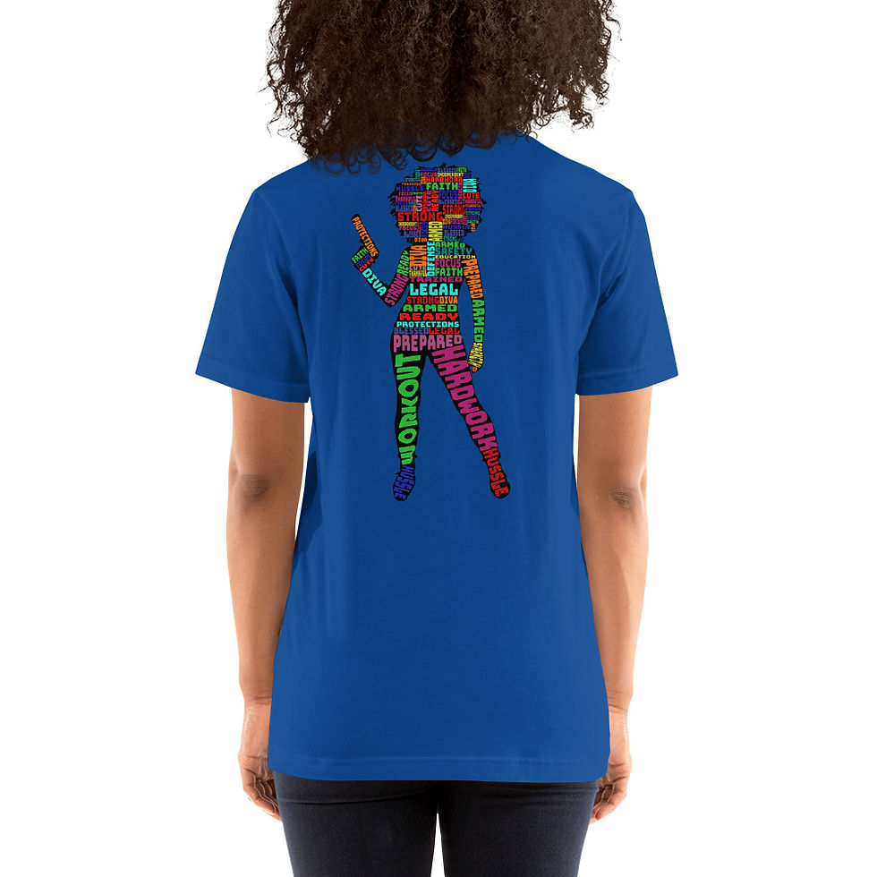 Thumbnail: Black Diamond Gun Club Short-Sleeve Unisex T-Shirt With Women's Silhouette