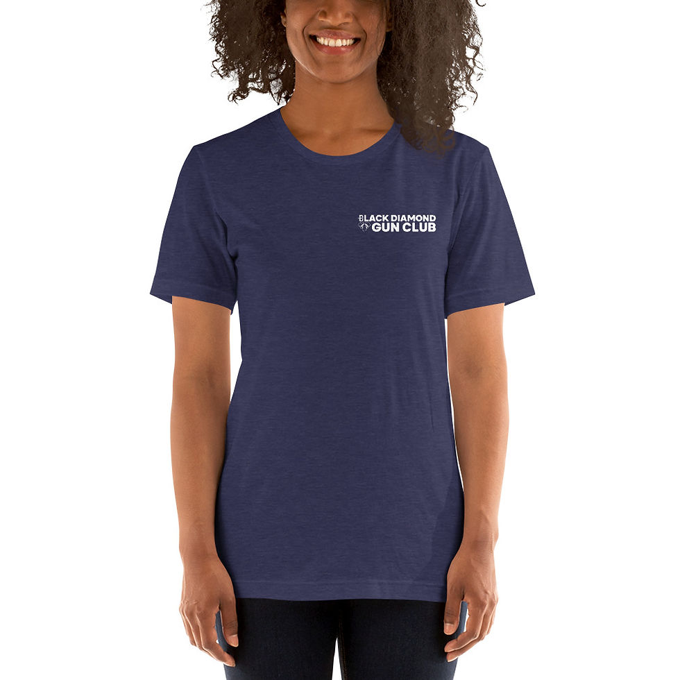 Thumbnail: Black Diamond Gun Club Short-Sleeve Unisex T-Shirt With Women's Silhouette 2