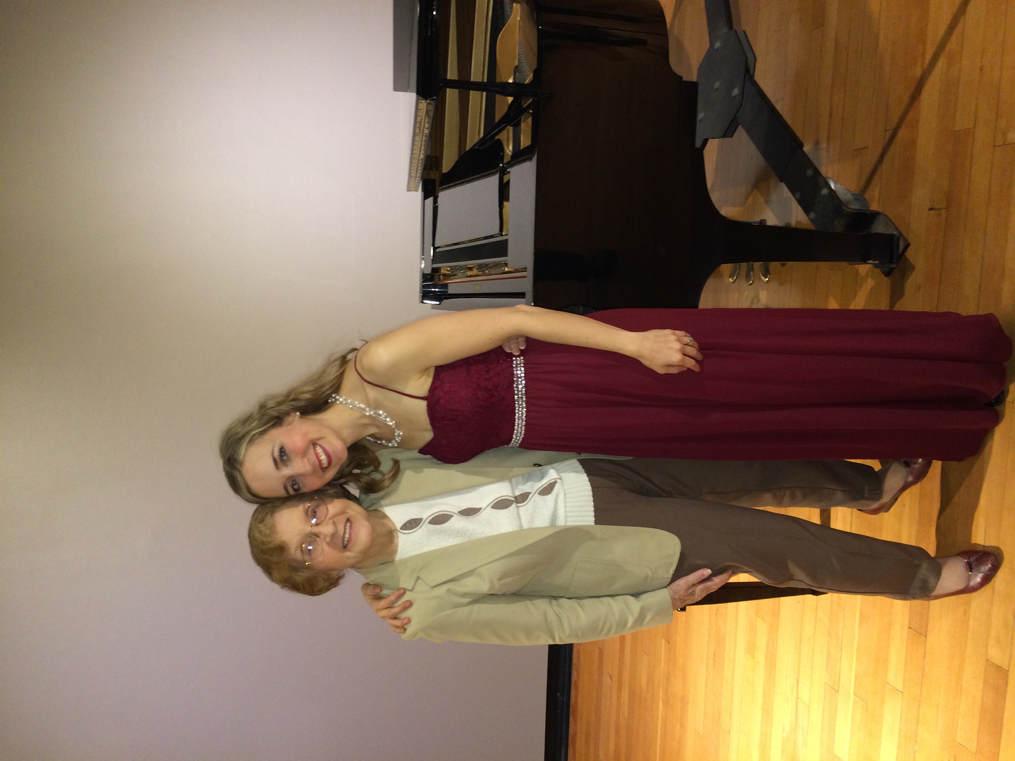 Post concert with Grandma, 2015