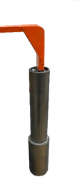 Long Coil Inserts Into Motor Housing For Heating
