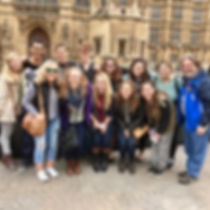 With students in London - 2016