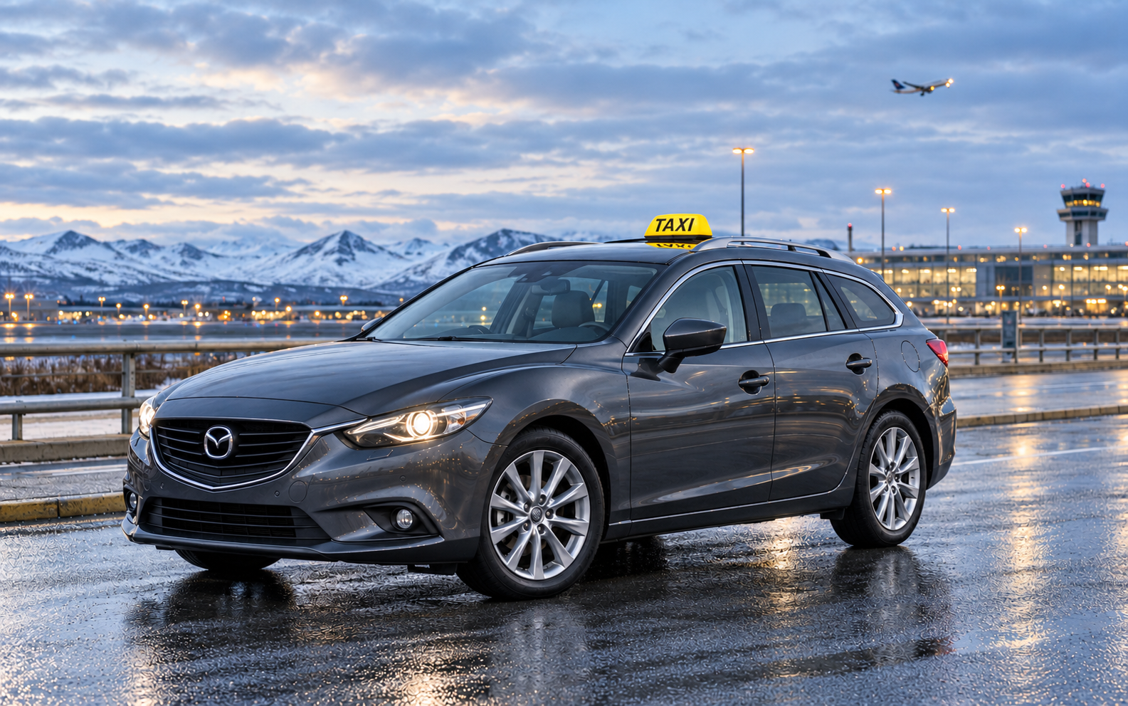Mazda 6 wagon taxi for Keflavík Airport transfers