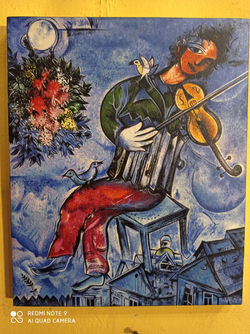 El violinista azul