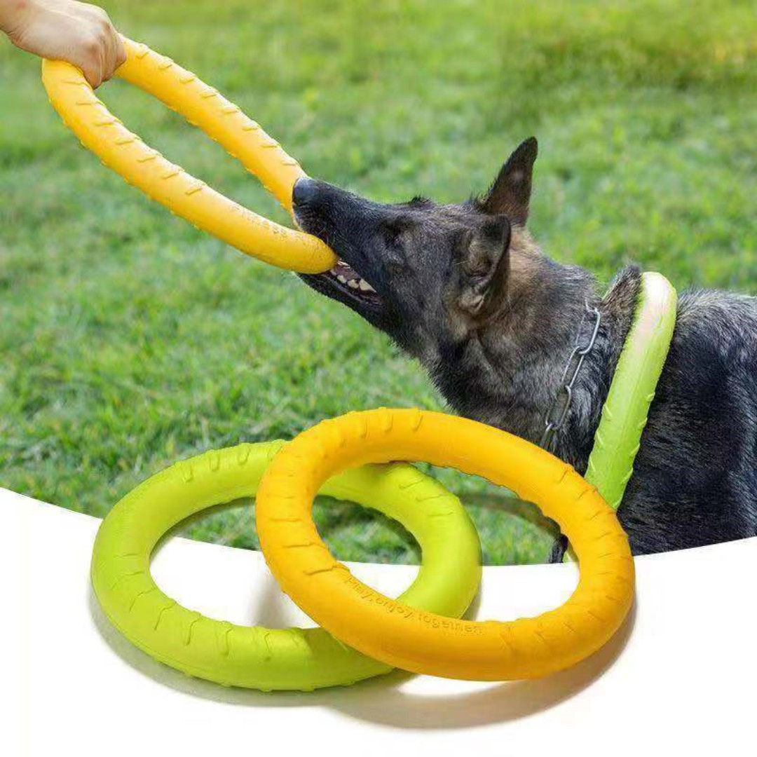 Floating Rubber Dog Puller & Fetch Ring