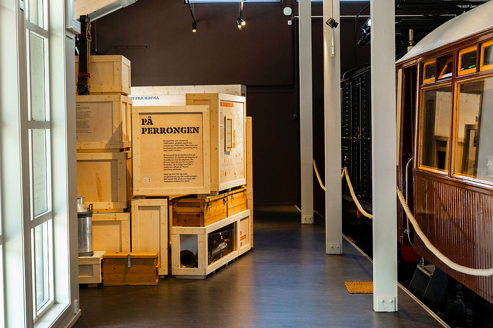 Et glimt av hvordan Løkken var koblet til verden utenfor.