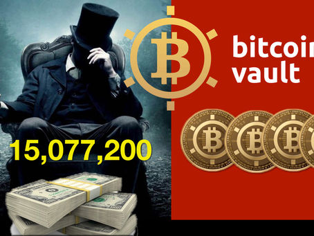 Seorang Milyuner USA borong Bitcoin VAULT sebanyak Rp. 217 MILYAR Rupiah.