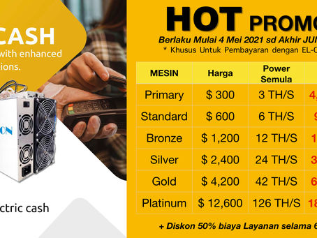 HOT PROMO PAKET MINING EL-CASH 