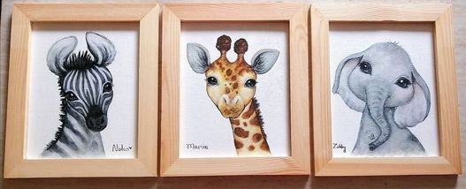 animaux de la jungle ,