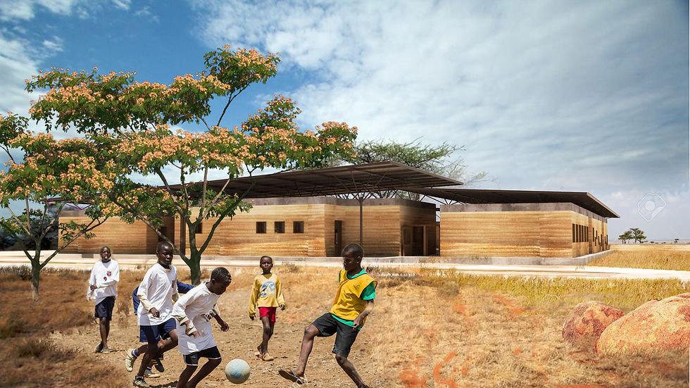 sustainable school in Kenya-exterior