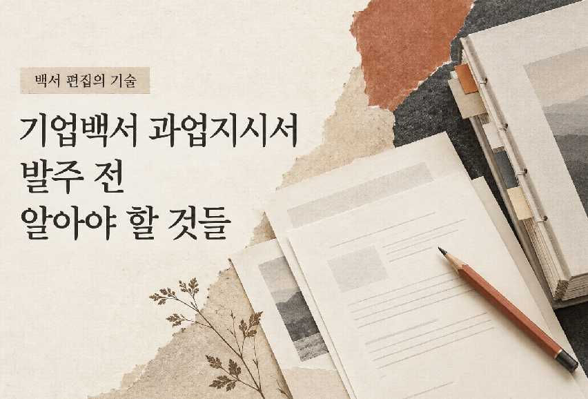 기업백서 제작을 문의해 온 담당자는 이제 막 프로젝트를 시작하려는 참이었다. 사업 기간은 약 24개월이고, 고객의 요구사항에는 사업이 끝날 때 백서를 편찬하는 일이 들어 있었다. 담당자가 궁금해한 건 인쇄비가 아니었다. 그보다 앞선 일들, 그러니까 언제 사람을 투입하고, 어떤 자료를 모으고, 집필과 검수는 어떻게 진행해야 하는지였다.