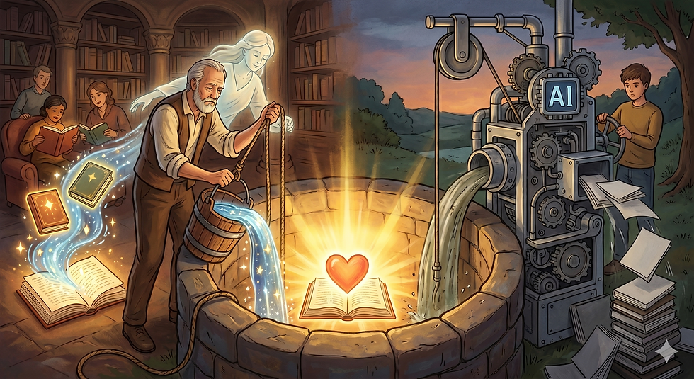 자서전대필 의도의 우물을 파는 작가