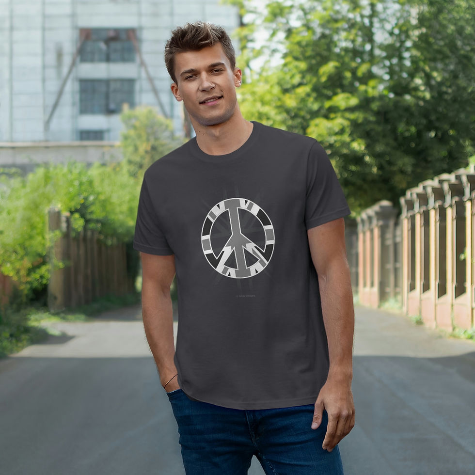 Thumbnail: Peace UK Jack Black Single Jersey T-shirt