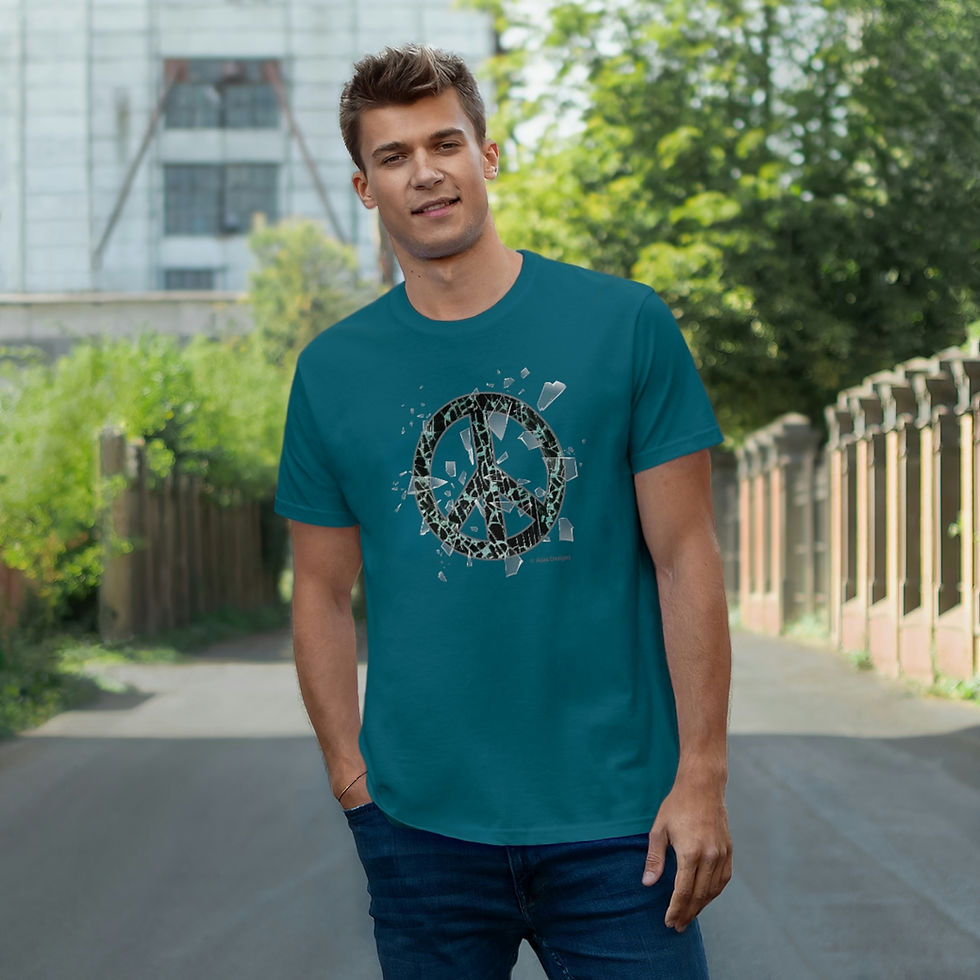 Thumbnail: Peace Shatter Single Jersey T-shirt