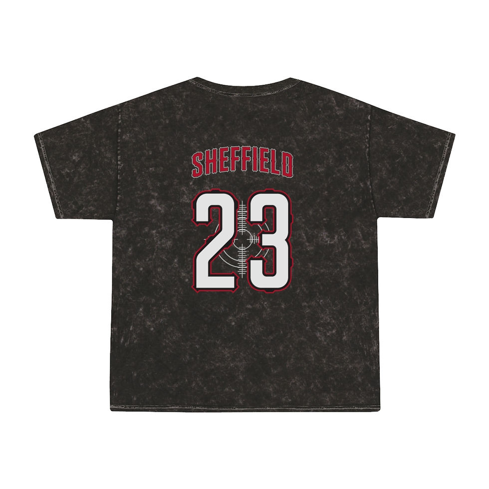 Thumbnail: DL Sheffield AWAY 2 Unisex Mineral Wash T-Shirt