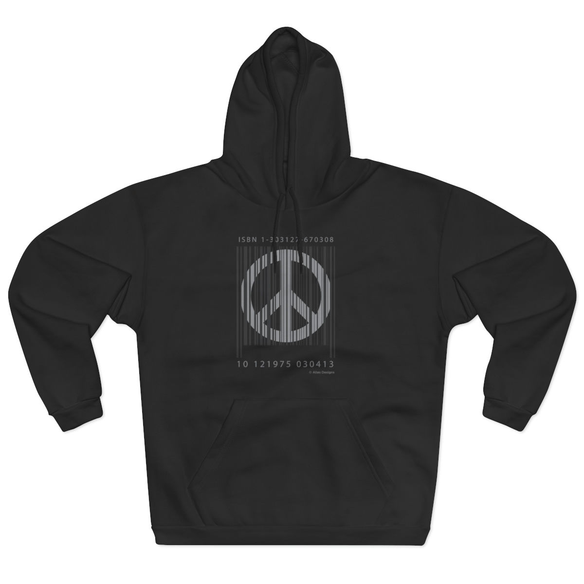 Peace Bar Code - Unisex Pullover Hoodie