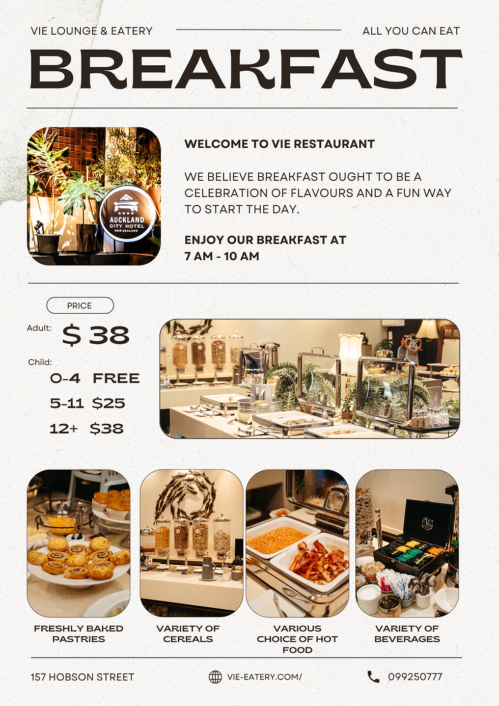 Restaurant Breakfast Menu