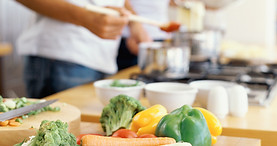 Couple Cooking