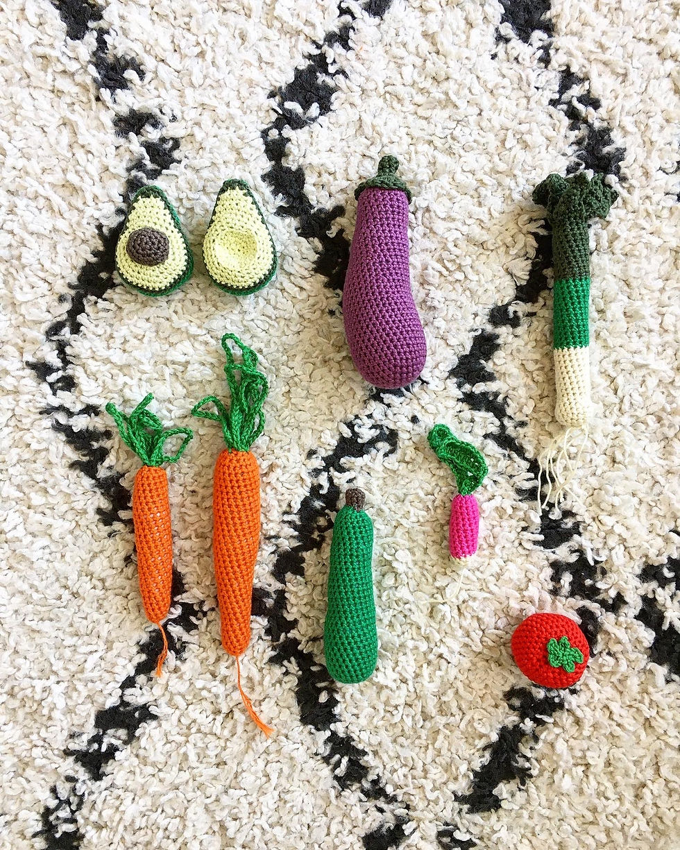 Miniature : Légumes crochetés à la main pour les enfants