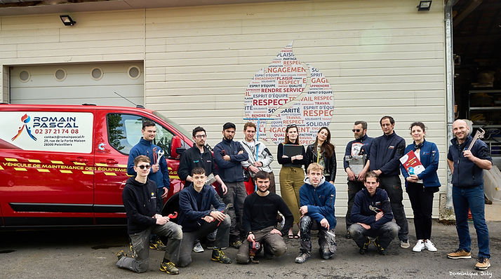 photo de l'équipe de l'entreprise massage entreprise