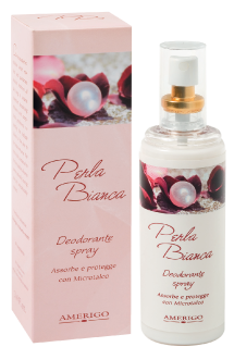 Deodorante spray elegante Perla Bianca