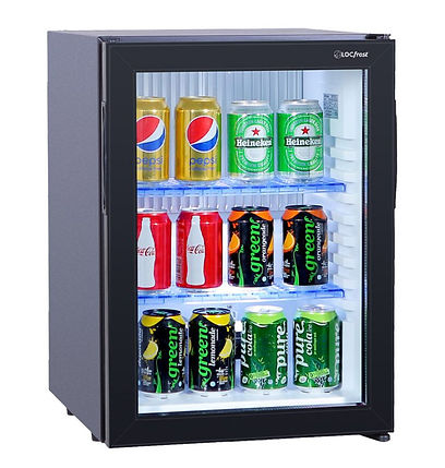 glass door mini fridge