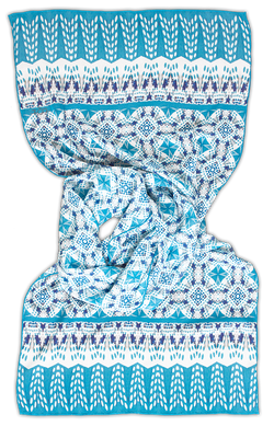 Silk chiffon scarf Dorota